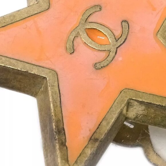 Chanel Star Earrings Clip-On Pink 01P 172019 - Picture 2 of 4